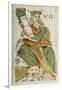 Tarot Card Depicting Strength, 16th Century, Italy-null-Framed Giclee Print