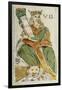 Tarot Card Depicting Strength, 16th Century, Italy-null-Framed Giclee Print