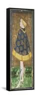 Tarot Card Depicting the Knight of Pentacles-null-Framed Stretched Canvas