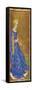 Tarot Card Depicting the Queen of Clubs-null-Framed Stretched Canvas
