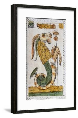 Tarot Card For Capricorn 16th Century Italy Giclee Print Allposters Com