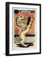 Tarot Card for Leo, 16th Century, Italy-null-Framed Giclee Print