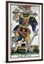 Tarot Card of the Fool, Jergot Tarot, 17th Century-null-Framed Giclee Print