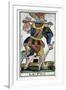 Tarot Card of the Fool, Jergot Tarot, 17th Century-null-Framed Giclee Print