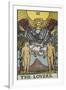 Tarot Card With a Nude Man and Woman-Arthur Edward Waite-Framed Giclee Print