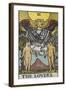 Tarot Card With a Nude Man and Woman-Arthur Edward Waite-Framed Giclee Print