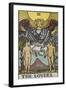 Tarot Card With a Nude Man and Woman-Arthur Edward Waite-Framed Giclee Print