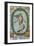 Tarot Card With a Woman Floating Inside a Wreath Of Green Leaves With the Head Of a Man-Arthur Edward Waite-Framed Giclee Print
