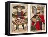 Tarot Cards, C1700-null-Framed Stretched Canvas