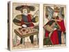 Tarot Cards, C1700-null-Stretched Canvas