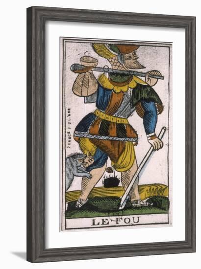 Tarot Le Fou (The Fool)-null-Framed Art Print