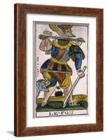 Tarot Le Fou (The Fool)-null-Framed Art Print