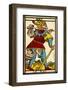 Tarot: Le Mat, The Fool-null-Framed Photographic Print