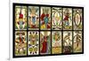 Tarot Selection from the Traditional Marseille Pack-null-Framed Photographic Print