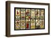 Tarot Selection from the Traditional Marseille Pack-null-Framed Photographic Print