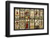 Tarot Selection from the Traditional Marseille Pack-null-Framed Photographic Print