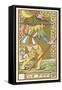 Tarot: The Fool-Oswald Wirth-Framed Stretched Canvas