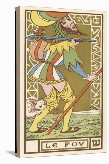 Tarot: The Fool-Oswald Wirth-Stretched Canvas