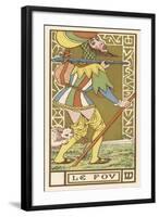 Tarot: The Fool-Oswald Wirth-Framed Art Print