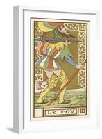 Tarot: The Fool-Oswald Wirth-Framed Art Print