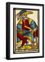 Tarot: The King of Coins-null-Framed Art Print