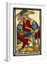 Tarot: The King of Coins-null-Framed Art Print