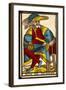 Tarot: The King of Coins-null-Framed Art Print