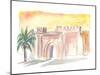 Taroudant Old Town Gate Morocco-M. Bleichner-Mounted Art Print