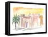 Taroudant Old Town Gate Morocco-M. Bleichner-Framed Stretched Canvas