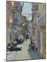 Tarpaulin Shade, back Street, Udaipur, 2013-Peter Brown-Mounted Giclee Print