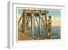 Tarpon on Dock, Biloxi, Mississippi-null-Framed Art Print