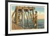 Tarpon on Dock, Biloxi, Mississippi-null-Framed Premium Giclee Print