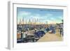 Tarpon Springs, Florida - Sponge Fleet in Harbor-Lantern Press-Framed Art Print