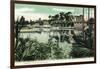 Tarpon Springs, Florida - View from the Water-Lantern Press-Framed Art Print