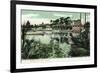 Tarpon Springs, Florida - View from the Water-Lantern Press-Framed Art Print