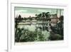 Tarpon Springs, Florida - View from the Water-Lantern Press-Framed Premium Giclee Print