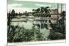 Tarpon Springs, Florida - View from the Water-Lantern Press-Mounted Premium Giclee Print