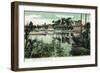 Tarpon Springs, Florida - View from the Water-Lantern Press-Framed Art Print
