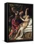 Tarquin and Lucretia, C.1568-76-Titian (Tiziano Vecelli)-Framed Stretched Canvas