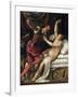 Tarquin and Lucretia, C.1568-76-Titian (Tiziano Vecelli)-Framed Giclee Print