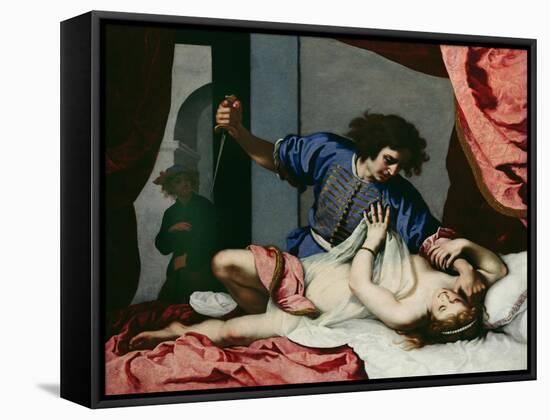 Tarquin and Lucretia-Felice Ficherelli-Framed Stretched Canvas