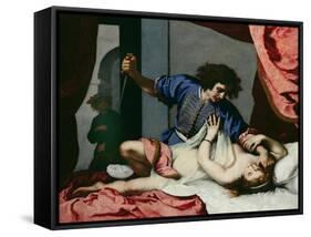 Tarquin and Lucretia-Felice Ficherelli-Framed Stretched Canvas