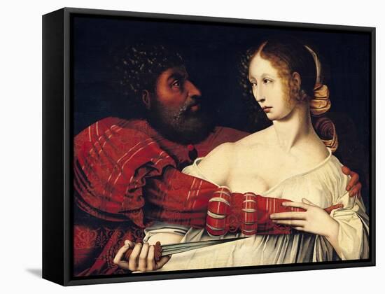 Tarquin and Lucretia-Jan Metsys-Framed Stretched Canvas