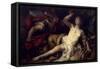 Tarquin and Lucretia-Johann Michael Rottmayr-Framed Stretched Canvas