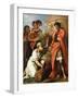 Tarquin the Elder Consulting Attius Navius, C.1690-Sebastiano Ricci-Framed Giclee Print