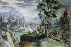 View of Graffignano, 1592-Tarquinio Ligustri-Laminated Giclee Print