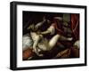 Tarquinius and Lucretia, 16th or Early 17th Century-Jacopo Palma-Framed Giclee Print