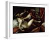 Tarquinius and Lucretia, 16th or Early 17th Century-Jacopo Palma-Framed Giclee Print