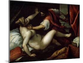 Tarquinius and Lucretia, 16th or Early 17th Century-Jacopo Palma-Mounted Giclee Print