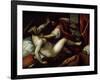 Tarquinius and Lucretia, 16th or Early 17th Century-Jacopo Palma-Framed Giclee Print